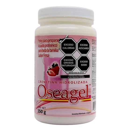 Suplemento Coloidales Duché Colágenos Oseagel Sabor Fresa De 350g  - Polvo
