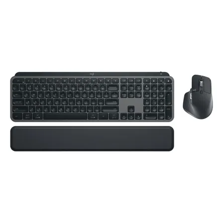 Kit Teclado E Mouse Sem Fio Mx Keys S Grafite Logitech Grafite Preto