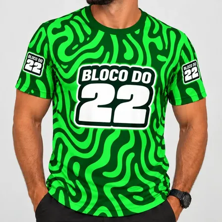 Camisa Bloco Do 22 Flávio Bolsonaro Presidente Camiseta 22 Verde G