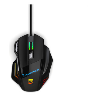 Mouse Gamer Rgb Con Botón Con 125cm Cable Diseño Ergonómico Mouse Gamer Rgb Con Botón Con 125cm Cable Diseño Ergonómico