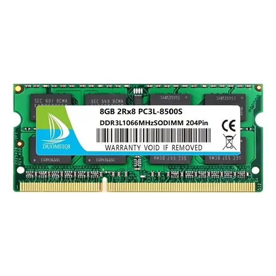 Laptop Memória Ram Ddr3-8Gb Gamer Ordenador Portátil Ddr3-1066mhz DUOMEIQI 1.5v Color Verde Notebook