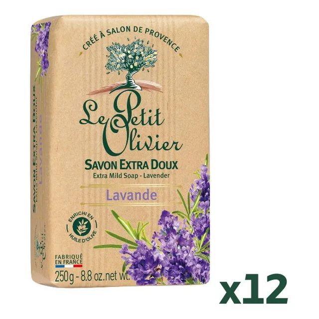 Jabón Solido Le Petit Olivier 250g - Caja De 12