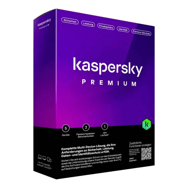 Antivirus Kaspersky Premium 10 Dispositivo 1 Año