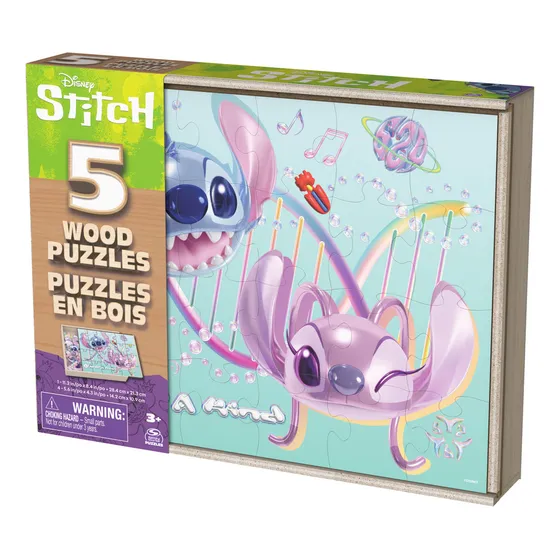 Rompecabezas Puzzles 5 En 1 De Madera Stitch Rompe Cabezas
