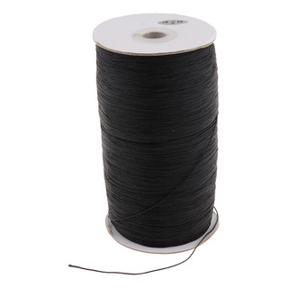 Cuerda Elástica De Color Negro Para Manualidades De Cuerda Elástica De Color Negro Para Manualidades De