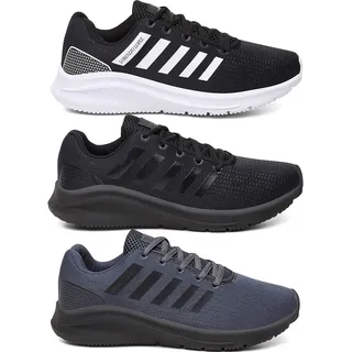 Kit 3 TĂȘnis Masculino Academia E Corrida Super Macioo E Leve Kit 3 TĂȘnis Masculino Academia E Corrida Super Macioo E Leve