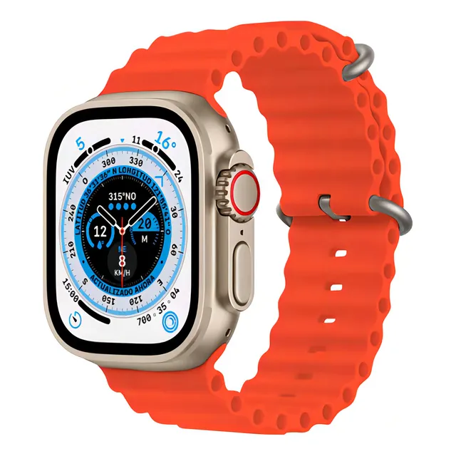 Relógio Smartwatch Blulory Glifo Ultra Pro 49mm - Orange