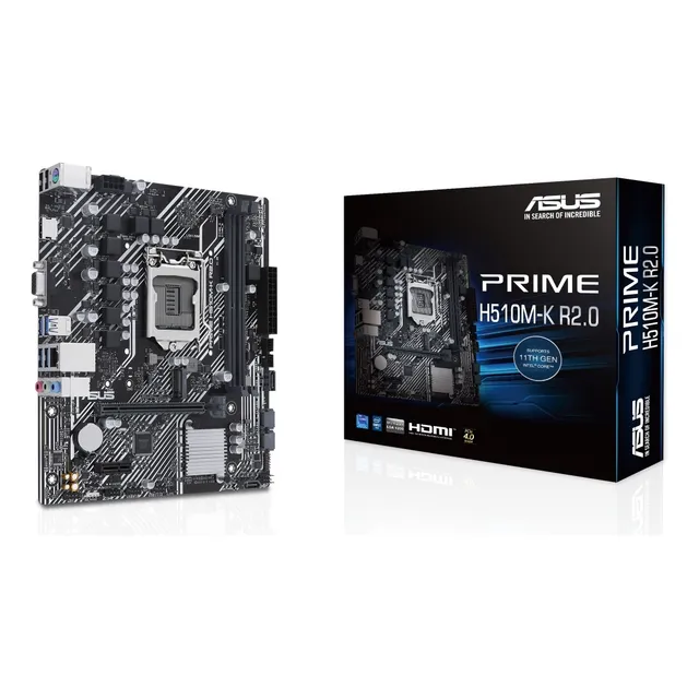 Motherboard Asus H510m-k R2.0 Prime Intel Lga1200 Ddr4 Color Negro