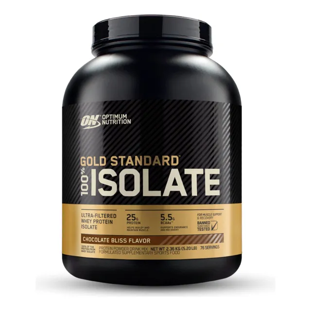 Gold Standard 100% Isolate 5 Lb Optimum Nutrition Aislada Sabor Chocolate Bliss (5 Lbs)