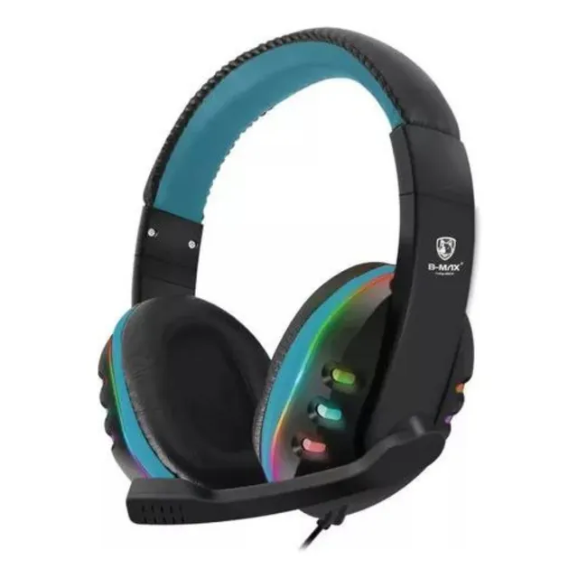 Headset Fone De Ouvido Para Computador Bmax Azul