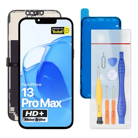 Tela Frontal Display Compativel iPhone 13 Pro Max Hd+ Incell Preto