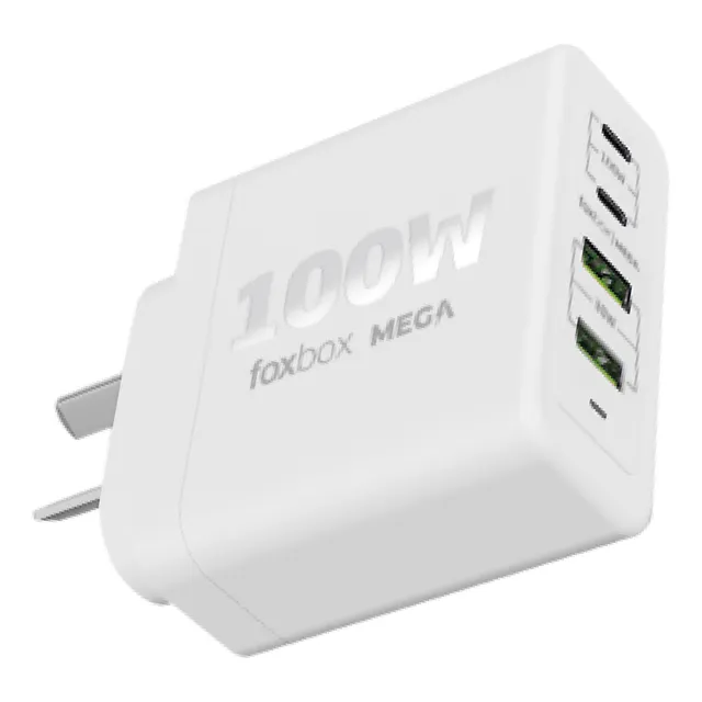Cargador Gan Foxbox Mega 100w Sin Cable