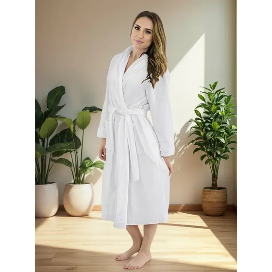 Bata Levantadora Baño Kimono Lujosa Ny Threads Ultra Suave 