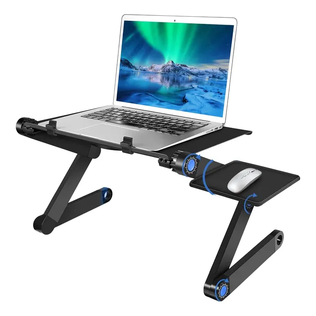 Base Soporte Laptop Aluminio ,portátil Plegable,y Ajustable