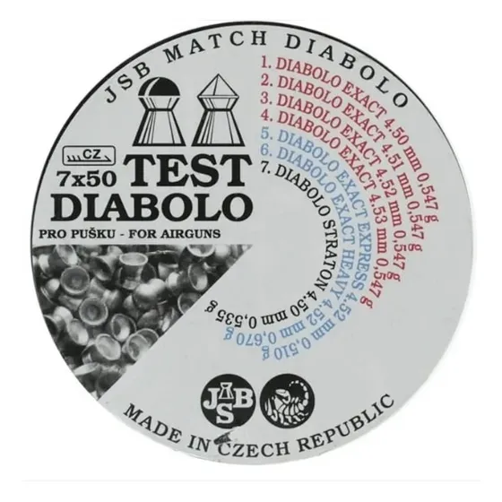 Chumbinho Jsb Exact Test 4,50 4,51 4,52 4,53 Com 350unidades
