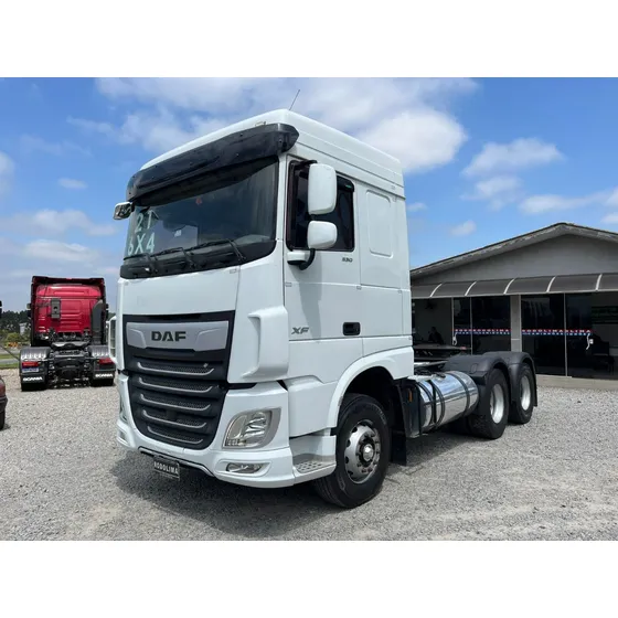 Daf Xf 530 6x4 Branco Ano 2021 Susp. Mola Daf480 Daf Ftt 530