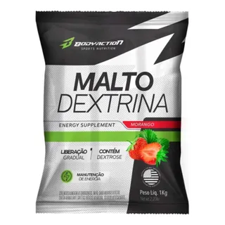 Malto Dextrin Morango Silvestre 1kg - Bodyaction + Brinde Morango Malto Dextrin Morango Silvestre 1kg - Bodyaction + Brinde Morango