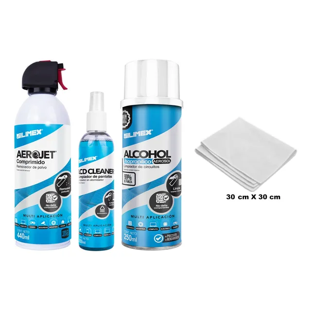 Kit Completo Limpieza-mantenimiento Pc S Y Electrónica