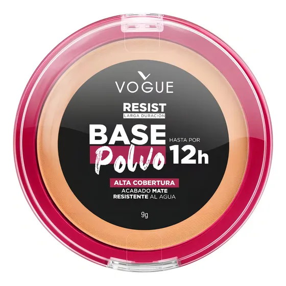 Base De Maquillaje En Polvo Vogue Resist 12h Acabado Mate Tono Capuccino