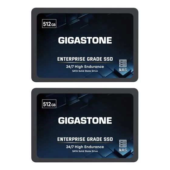 Gigastone Ssd 512 Gb Para Servidor Nas Paquete 2