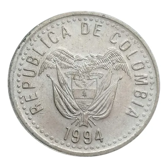 Colombia Moneda 10 Pesos 1994