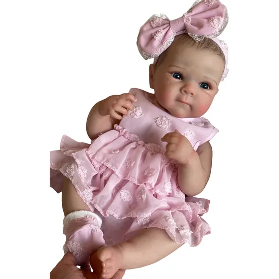 Muñecas Reborn Realistas De 55 Cm, Lindas Muñecas Para Niños