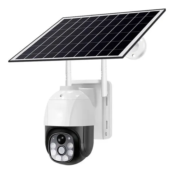 Cámara Seguridad Panel Solar 4g Vigilancia Hogar Exteriores