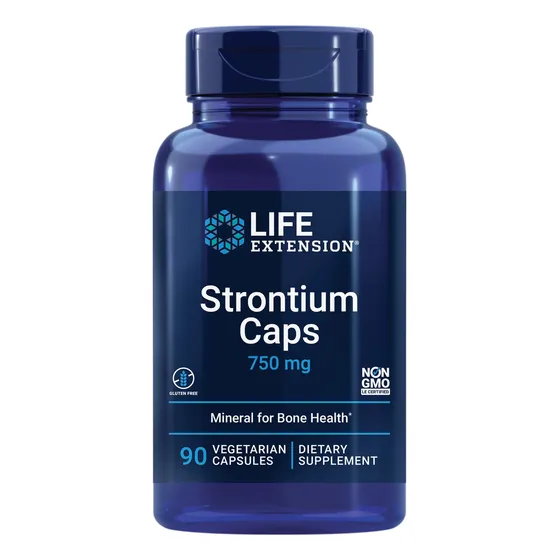 Cápsulas De Estroncio Supplement Life Extension 90 Cápsulas