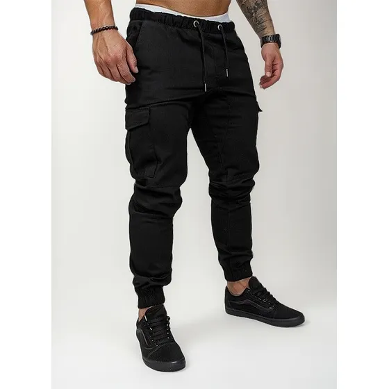 Pantalon Cargo Hombre Gabardina Elastizada Talles Especiales