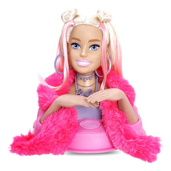 Boneca Barbie Busto Extra Fala Em Português Original Mattel