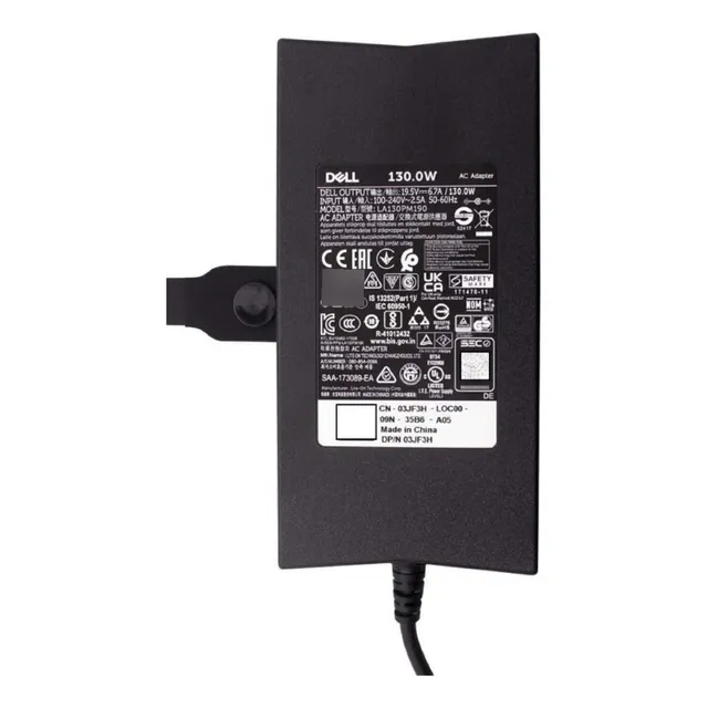  Cargador Para Dell 19.5v.  6.7a 130w 7.4x 5.0 Mm Pta Aguja