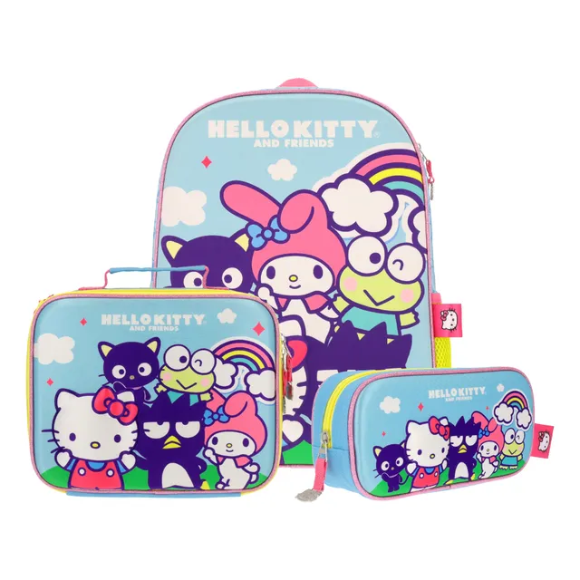 Mochila Lonchera Estuche Niñas Hello Kitty Melody Escolar