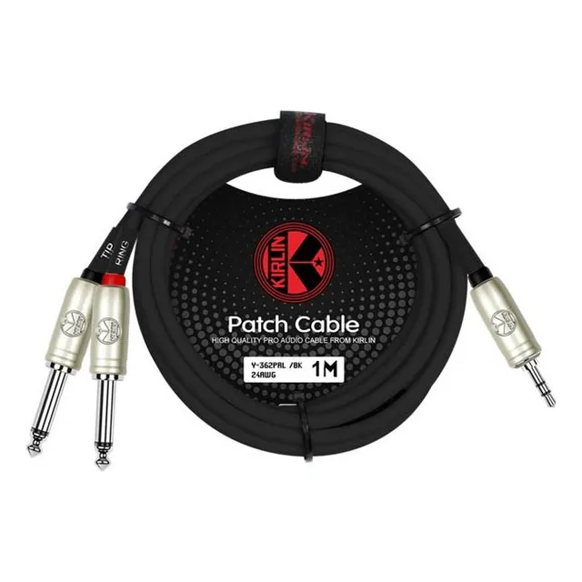Cable Audio Kilrin Mini Plug A 2 Plug 1/4 Mono Y362prl 1m