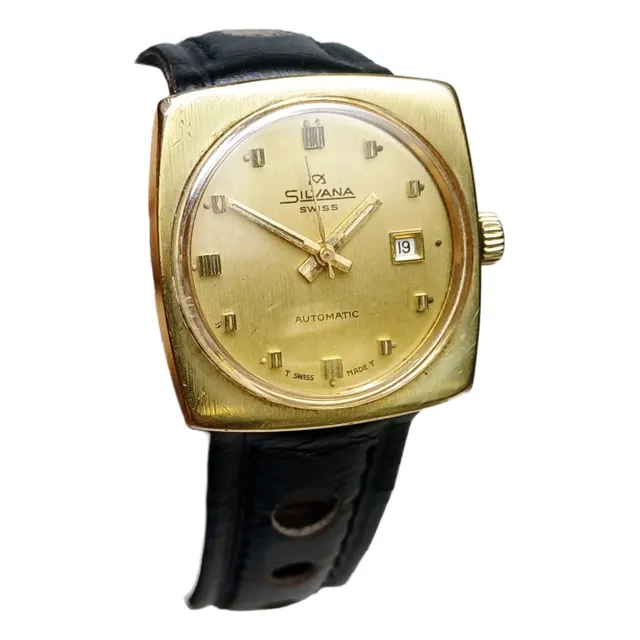 Reloj Pulsera Automático Vintage Mujer Silvana Años 60 Suiza