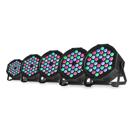 Kit 5 Canhão Refletor 36 Leds Dmx512 Festa/balada 127v/220v 127/220v