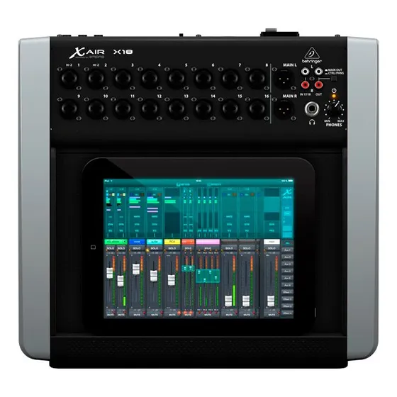 Mesa De Som Digital Behringer X18 Mixer Air 18 Canais