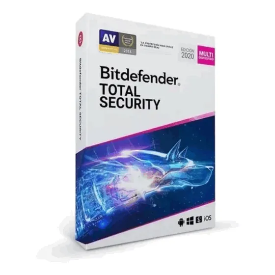 Antivirus Bitdefender Total Security 10 Dispositivos 1 Año