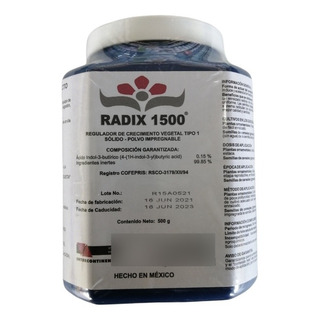 Radix 1500 Acido Indol Butirico Enrraizador De Esquejes 500g Radix 1500 Acido Indol Butirico Enrraizador De Esquejes 500g