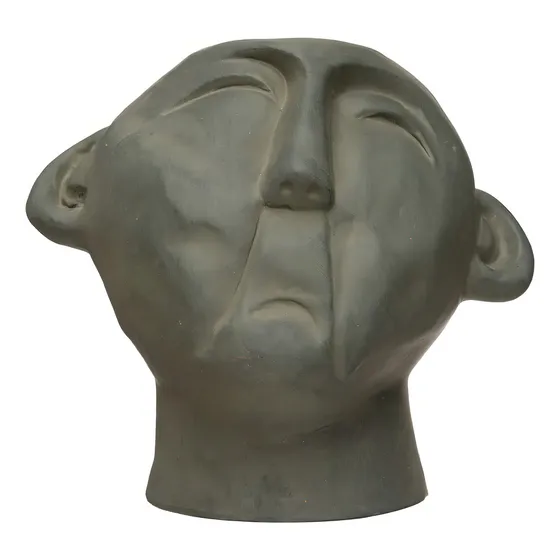 Bloomingville Terra-cotta - Maceta De Busto, Gris, 7 Pulgada