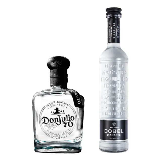 1 Teq Dobel Crista 700 Ml Y 1 Teq Don Julio 70 De 700ml