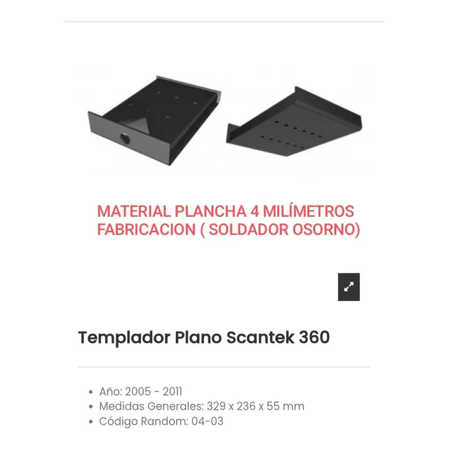 Templador Amesti Scantek 360 Artesanal