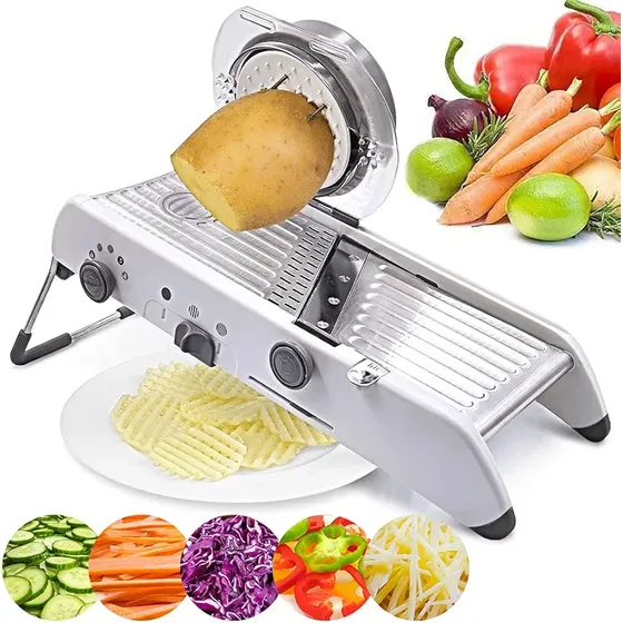 Mandolina Cortador Rallador Acero Inox Profesional Chef