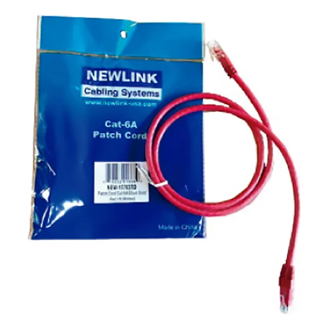 Patch Cord Cat6a Newlink 3 Pies Azul