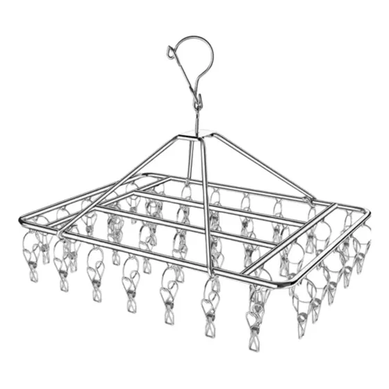 Varal Roupas Intimas Inox 26 Pregadores Lavanderia Mini