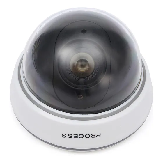 Para Câmera De Segurança Dummy Dome Com Luz Vermelha