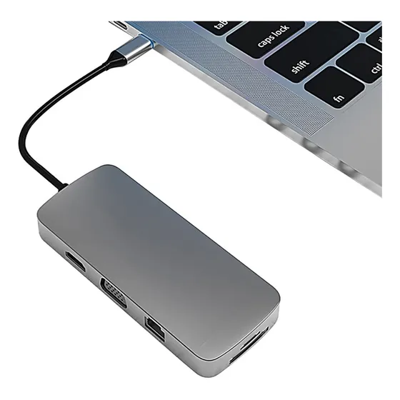 Adaptador Base Hub Usb C 10 1 Usb-c Divisor Ethernet Hdmi 2
