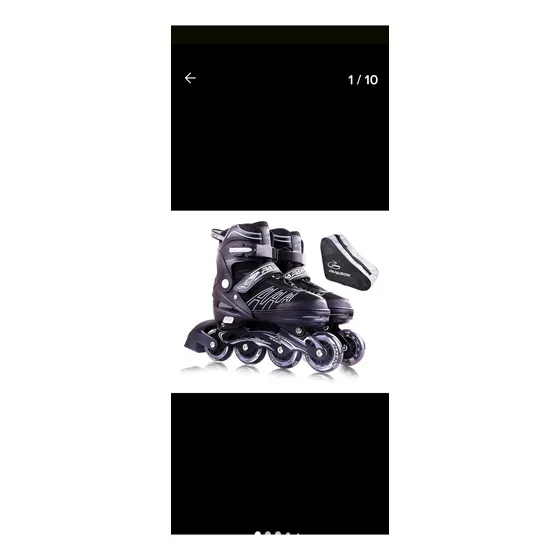 Rolles Profesional Aluminio Extensible Xl 39 Al 42 Negro