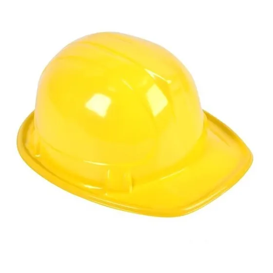 Casco Constructor Obrero Amarillo Sombrero 24 Piezas Niño