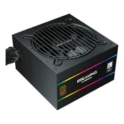 Fuente De Poder 650w - Esgaming Es-rgb650w - 80 Plus Bronze Negro