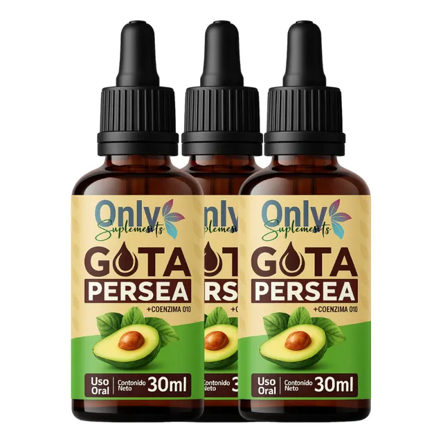 3 Gota Persea 100% Natural Premium 30ml Envio Imediato